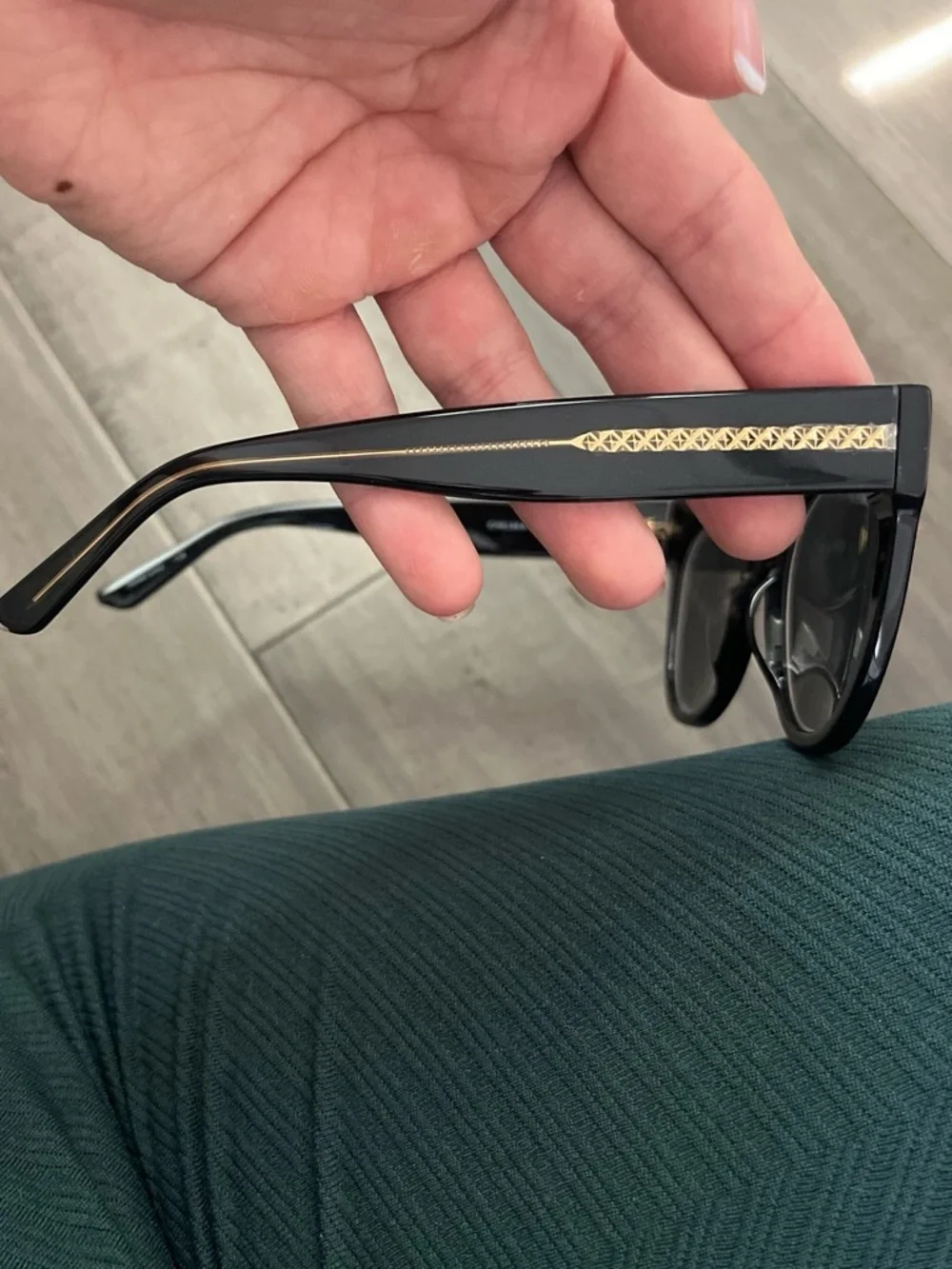 Chelsea Morgan Classic Black Cat-Eye Sunglasses - Women Accessories